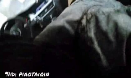 露脸车上口活开档黑丝后入