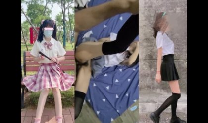 沙发后入00超长腿小JK！视频认证长腿过膝袜特写！上集！