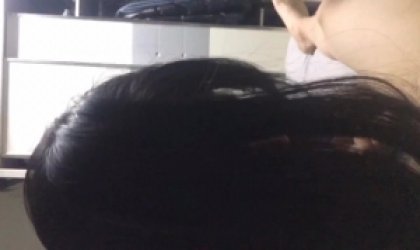 微露脸搭讪认识的微胖女生