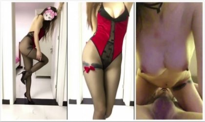 约极品巨乳网红