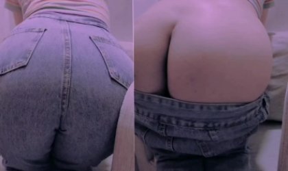 寂寞人妻翘着牛仔裤大屁股