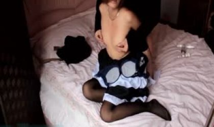 国产情景剧风骚丝袜女仆被主人惩罚女仆肛交