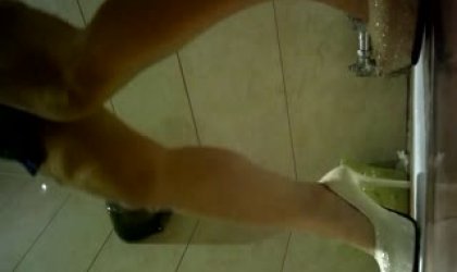 K夜場廁所超正點側開叉裙黑色高